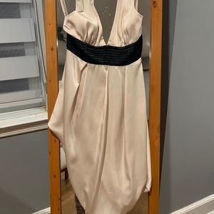 BCBG IVORY BLACK PARTY DRESS